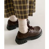 厚底 ローファー 編み上げ 韓国風 | SUNSHINE CLOSET | 詳細画像15 