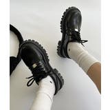 厚底 ローファー 編み上げ 韓国風 | SUNSHINE CLOSET | 詳細画像4 