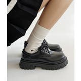 厚底 ローファー 編み上げ 韓国風 | SUNSHINE CLOSET | 詳細画像6 