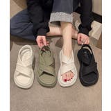 厚底サンダル クロスベルト 韓国 夏靴 | SUNSHINE CLOSET | 詳細画像11