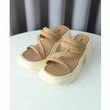 ミュールサンダル 厚底 太ヒール 美脚夏 | SUNSHINE CLOSET | 詳細画像16