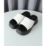 厚底サンダル ミュールサンダル 夏 美脚 | SUNSHINE CLOSET | 詳細画像18 