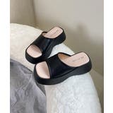 厚底サンダル ミュールサンダル 夏 美脚 | SUNSHINE CLOSET | 詳細画像6 