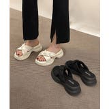 厚底サンダル ミュールサンダル 韓国風 | SUNSHINE CLOSET | 詳細画像9