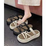 厚底サンダル ミュールサンダル 美脚夏靴 | SUNSHINE CLOSET | 詳細画像16
