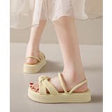 厚底サンダル レディース リボン | SUNSHINE CLOSET | 詳細画像11