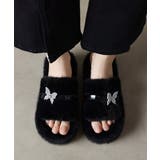 厚底ファーサンダル 蝶々 スリッパ 秋冬 | SUNSHINE CLOSET | 詳細画像19 