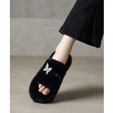 厚底ファーサンダル 蝶々 スリッパ 秋冬 | SUNSHINE CLOSET | 詳細画像21 