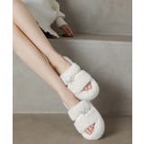 厚底ファーサンダル 蝶々 スリッパ 秋冬 | SUNSHINE CLOSET | 詳細画像4 