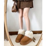 ムートンブーツ 厚底 ファーブーツ 秋冬 | SUNSHINE CLOSET | 詳細画像16