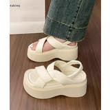 厚底サンダル クロスベルト レディース夏 | SUNSHINE CLOSET | 詳細画像7 