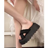 厚底サンダル レディース クロッシー編み | SUNSHINE CLOSET | 詳細画像10
