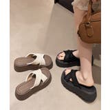 厚底サンダル レディース クロッシー編み | SUNSHINE CLOSET | 詳細画像13