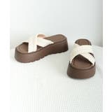 厚底サンダル レディース クロッシー編み | SUNSHINE CLOSET | 詳細画像18