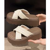 厚底サンダル レディース クロッシー編み | SUNSHINE CLOSET | 詳細画像6