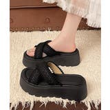 厚底サンダル レディース クロッシー編み | SUNSHINE CLOSET | 詳細画像9