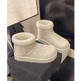 ムートンブーツ 厚底無地 ショートブーツ | SUNSHINE CLOSET | 詳細画像19 