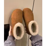 ムートンブーツ 厚底無地 ショートブーツ | SUNSHINE CLOSET | 詳細画像4 