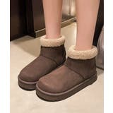 ムートンブーツ 厚底無地 ショートブーツ | SUNSHINE CLOSET | 詳細画像8 