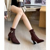 ポインテッドトゥ ブーツ ショートブーツ | SUNSHINE CLOSET | 詳細画像11 