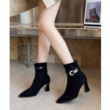 ポインテッドトゥ ブーツ ショートブーツ | SUNSHINE CLOSET | 詳細画像4 