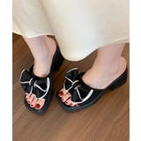 レディース チャンキーヒール サマーサンダル | SUNSHINE CLOSET | 詳細画像4