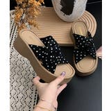 レディース スリッパサンダル クロスストラップ | SUNSHINE CLOSET | 詳細画像25