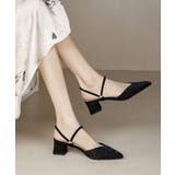 チャンキーヒール ポインテッドトゥ 痛くない | SUNSHINE CLOSET | 詳細画像5