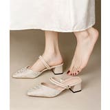 チャンキーヒール ポインテッドトゥ 痛くない | SUNSHINE CLOSET | 詳細画像7