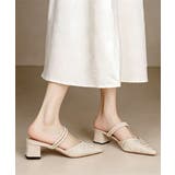 チャンキーヒール ポインテッドトゥ 痛くない | SUNSHINE CLOSET | 詳細画像8