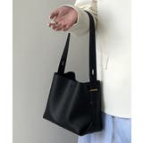 ショルダーバッグ 黒 無地 トートバッグ | SUNSHINE CLOSET | 詳細画像2 