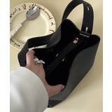 ショルダーバッグ 黒 無地 トートバッグ | SUNSHINE CLOSET | 詳細画像7 