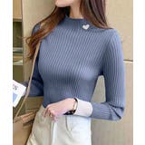 ニットトップス プチハイネック 配色 | SUNSHINE CLOSET | 詳細画像9 