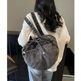 デニムトートバッグ ラウンドバッグ 無地 | SUNSHINE CLOSET | 詳細画像10 