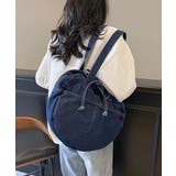 デニムトートバッグ ラウンドバッグ 無地 | SUNSHINE CLOSET | 詳細画像5 