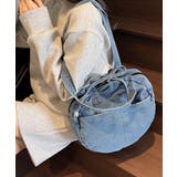 デニムトートバッグ ラウンドバッグ 無地 | SUNSHINE CLOSET | 詳細画像6 