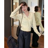 ニットトップスレディース リボン フリル | SUNSHINE CLOSET | 詳細画像6 
