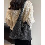 ニットトートバッグ ラメシャギー | SUNSHINE CLOSET | 詳細画像1 