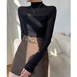 カットソー レディース 長袖 透け感 | ANGELCLOSET | 詳細画像3
