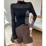 カットソー レディース 長袖 透け感 | ANGELCLOSET | 詳細画像4