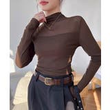 カットソー レディース 長袖 透け感 | ANGELCLOSET | 詳細画像5