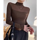 カットソー レディース 長袖 透け感 | ANGELCLOSET | 詳細画像6