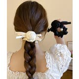 サテンシュシュ ヘアゴム ローズ | SUNSHINE CLOSET | 詳細画像5 