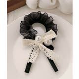 ヘアゴム シュシュ レース蝶結び 韓国風 | SUNSHINE CLOSET | 詳細画像12 