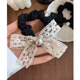 シュシュ レースリボン パール ヘアゴム | SUNSHINE CLOSET | 詳細画像5 