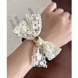 シュシュ レースリボン パール ヘアゴム | SUNSHINE CLOSET | 詳細画像6 