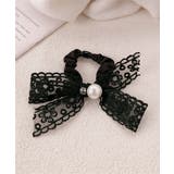 シュシュ レースリボン パール ヘアゴム | SUNSHINE CLOSET | 詳細画像7 