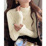 ニットソー 長袖 プチハイネック 韓国風 | SUNSHINE CLOSET | 詳細画像2 