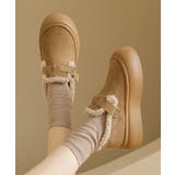 レディース ムートンパンプス スエード調 | SUNSHINE CLOSET | 詳細画像1 