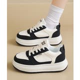 バイカラースニーカー 美脚 プラットフォーム靴 | SUNSHINE CLOSET | 詳細画像2